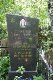 Граник Наум Ильич, Москва, Востряковское кладбище